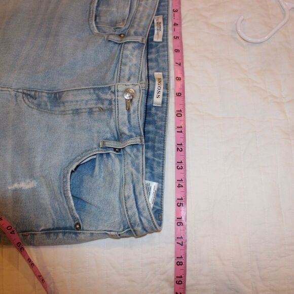 Vigoss Frankie Slim Straight distressed Jeans Women Size 31 - Picture 9 of 11